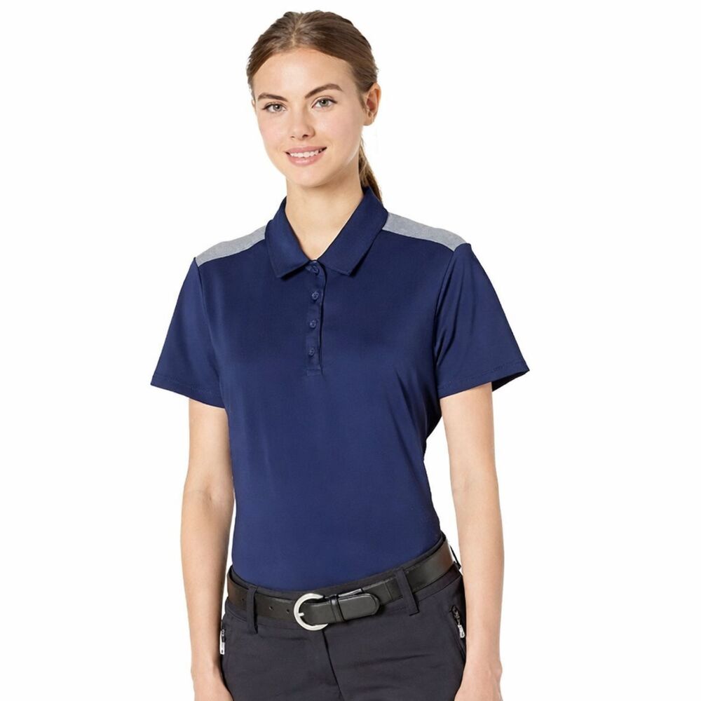 adidas Ultimate 365 Polo Golf Top Size Small NWT Navy Blue Gray